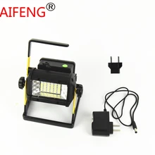 AIFENG POWERFUL Portable Spotlight 2400LM 50W hunting led spot light rechargeable 36LED with charger Alarm light outdoor EU US