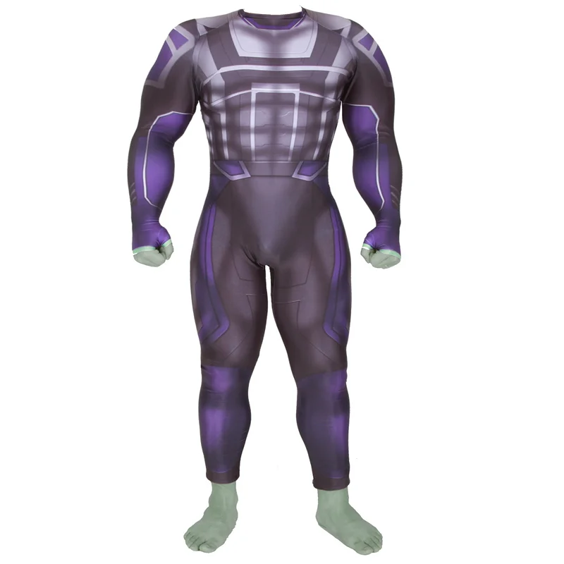 Эндгейм Халк косплей костюм супергероя Робер Брюс Баннер зентай боди костюм комбинезоны
