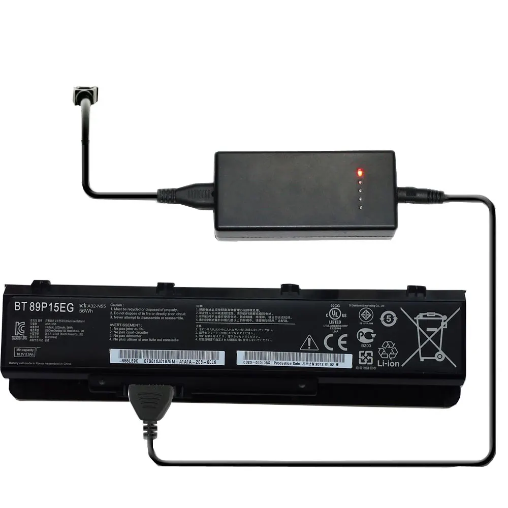 Внешнее зарядное устройство для ноутбука ASUS N56D N56DP N56DY N56V N56VB N56VJ N56VM N56VV N56VZ N76 N76V N76VB