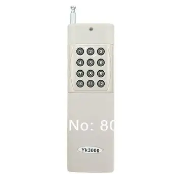 

2016 3000M Long Range 12 Buttons RF Wireless Remote Control/Radio Transmitter Free shipping