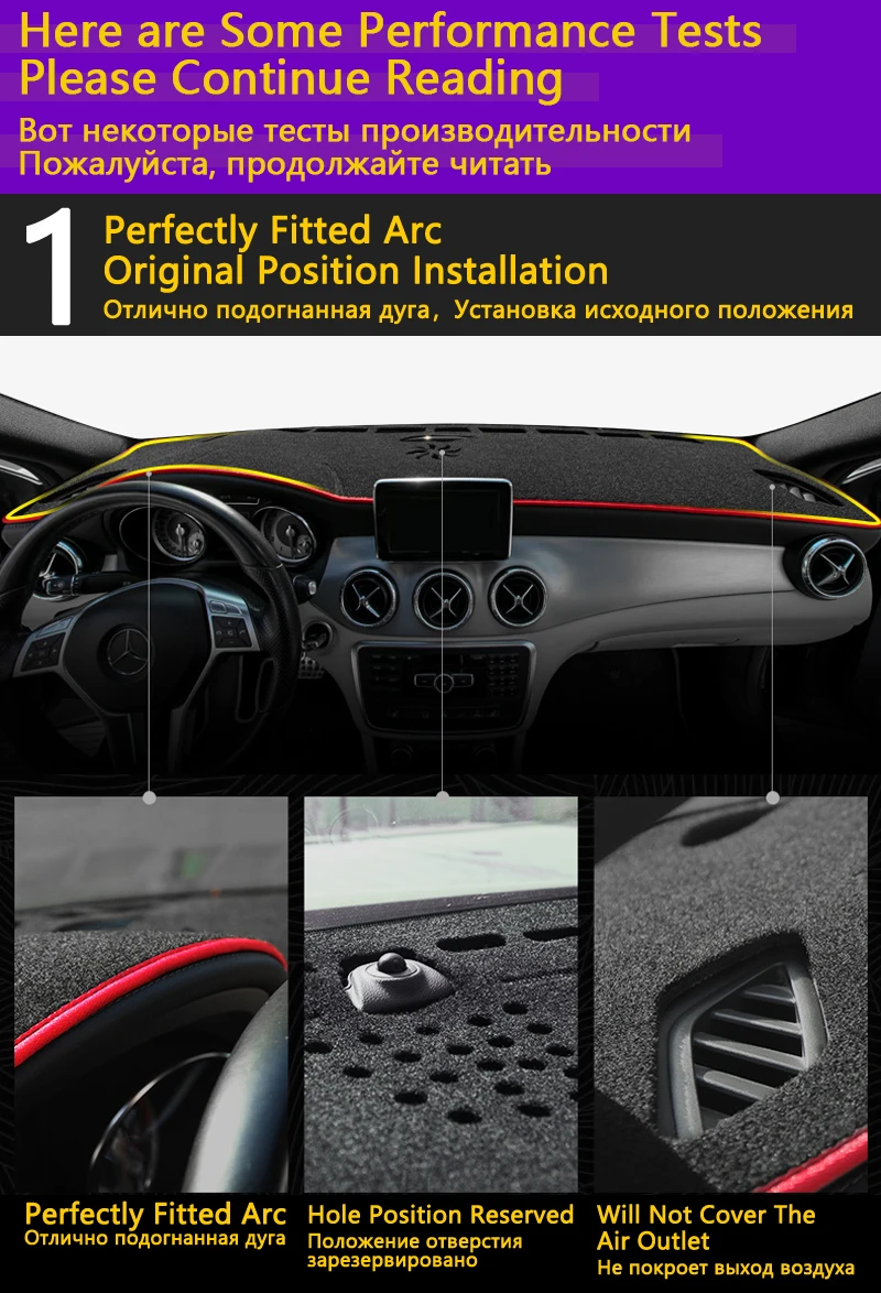 para Chevrolet Lacetti Optra para Daewoo Nubira para Suzuki Forenza para Holden Viva Tapete Antiderrapante Dashboard Capa Almofada Acessórios 9 Adesivos para carro