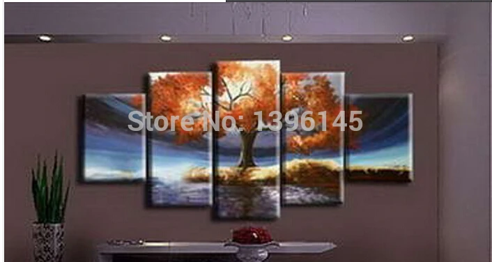 

Hand painted Wall Art Landscape Huge Oil Painting on Canvas Living Room Home Decoration Large Cheap Paintings House Decor Gift