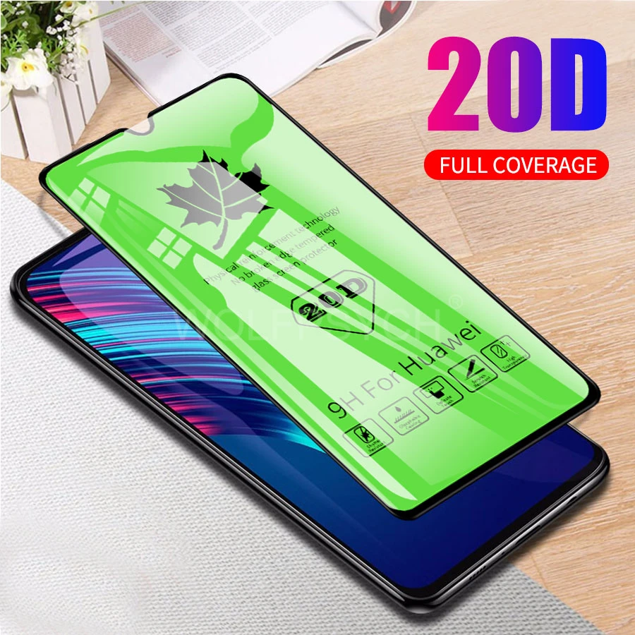 

20D Full Glue Cover Protective for Huawei P20 Pro P30 Lite Mate 20 Nova 3i Tempered Glass Screen Protector Film Glass Adhesive
