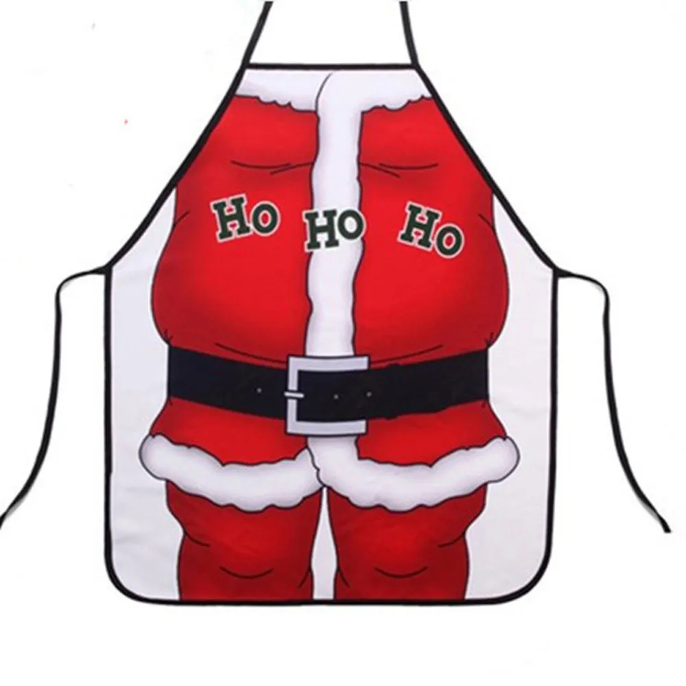 Fantastic Creative Christmas Santa Claus Apron Whimsy Novelty T For Kitchen Apron Bib F8143 