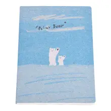 2 шт 12,5*9 см старая живопись красивые ноутбуки Ежедневник для письма для офиса школьные канцелярские принадлежности(медведь