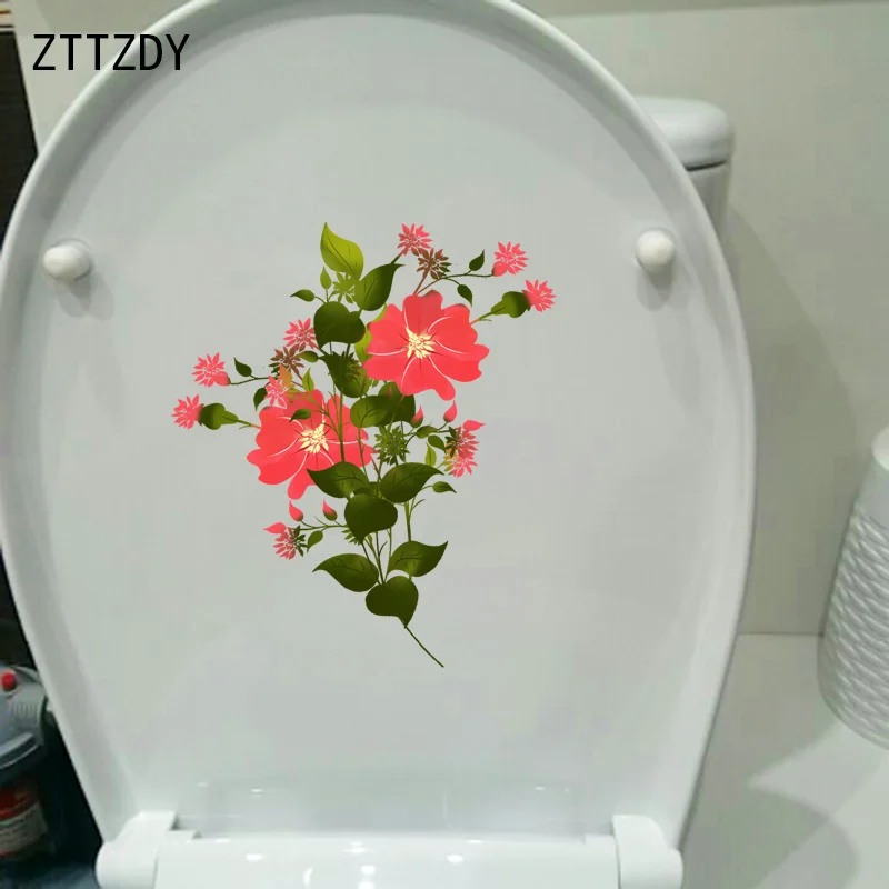 ZTTZDY 22 6*19 6 см красный цветок классическое украшение для туалета детской комнаты