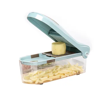 

Onion Chopper Pro Vegetable Chopper Mandoline Slicer Dicer With 3 Replaceable Blades Veggie Chopper Cutter KC0151