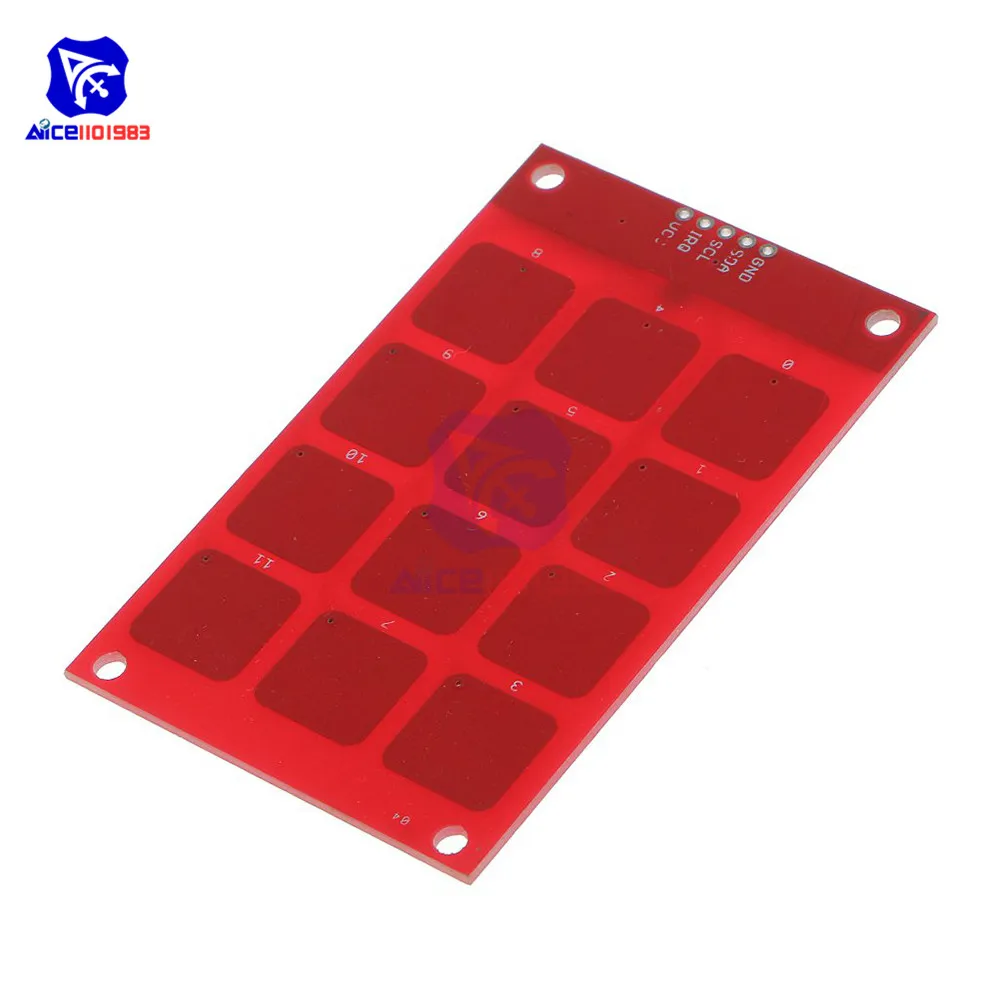 MPR121 CJMCU 122 емкостный сенсорный модуль 3*4 кнопки клавиатура I2C интерфейс для