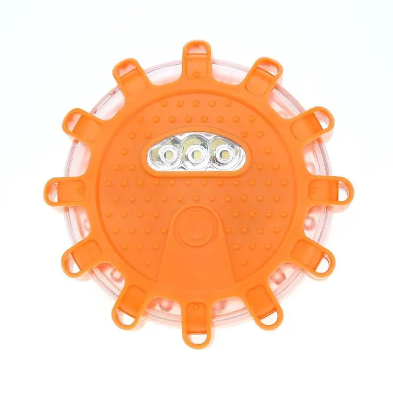 

Super Bright Auto 15 LED Round Beacon Emergency Strobe Flashing Warning Lights Round Car Roof Police Lightbar Road Safety