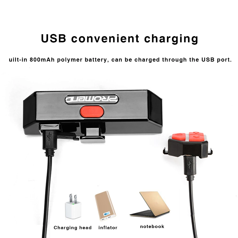 Cheap Mountain Bike LED Taillight Intelligent Remote Control Turn Signal Warning Light 10