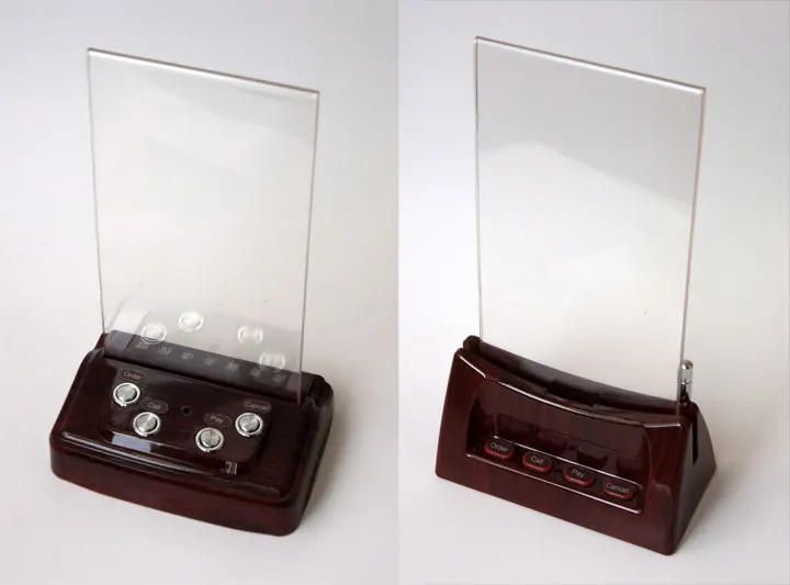

Meal card holder 2. wireless calling system , wireless caller, use for restaurant cafe hotel