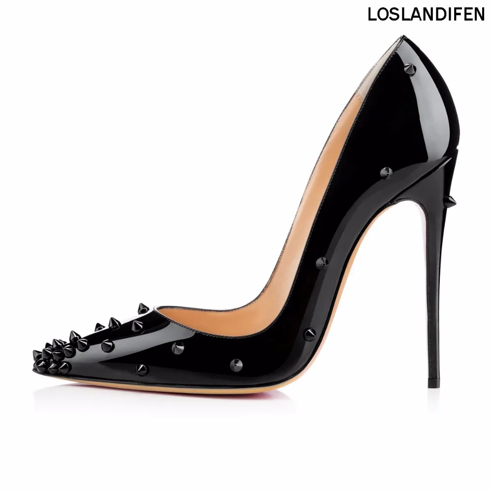 

2018 New Style Hot Sale Ladies Women Handmade Fashion Egraspike 120mm Slim High Heel Party Evening Pumps Stiletto Shoes CKE064