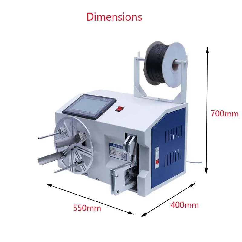 Шнур питания круглая форма галстук машина кабель проволока связывание машина 10-30 мм