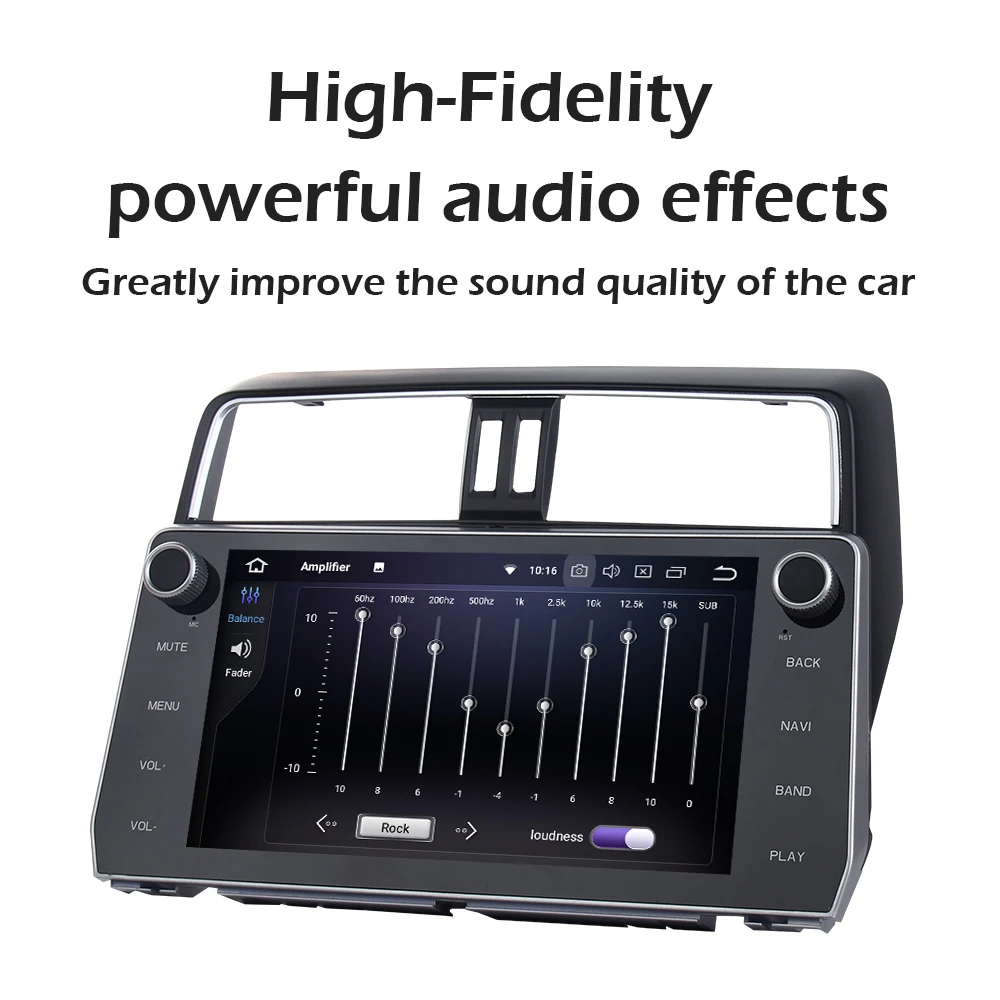 Discount Android 9.0 Car Radio for Toyota New Prado 2018 Stereo GPS Navigation with 32G ROM 4G RAM Bluetooth 3
