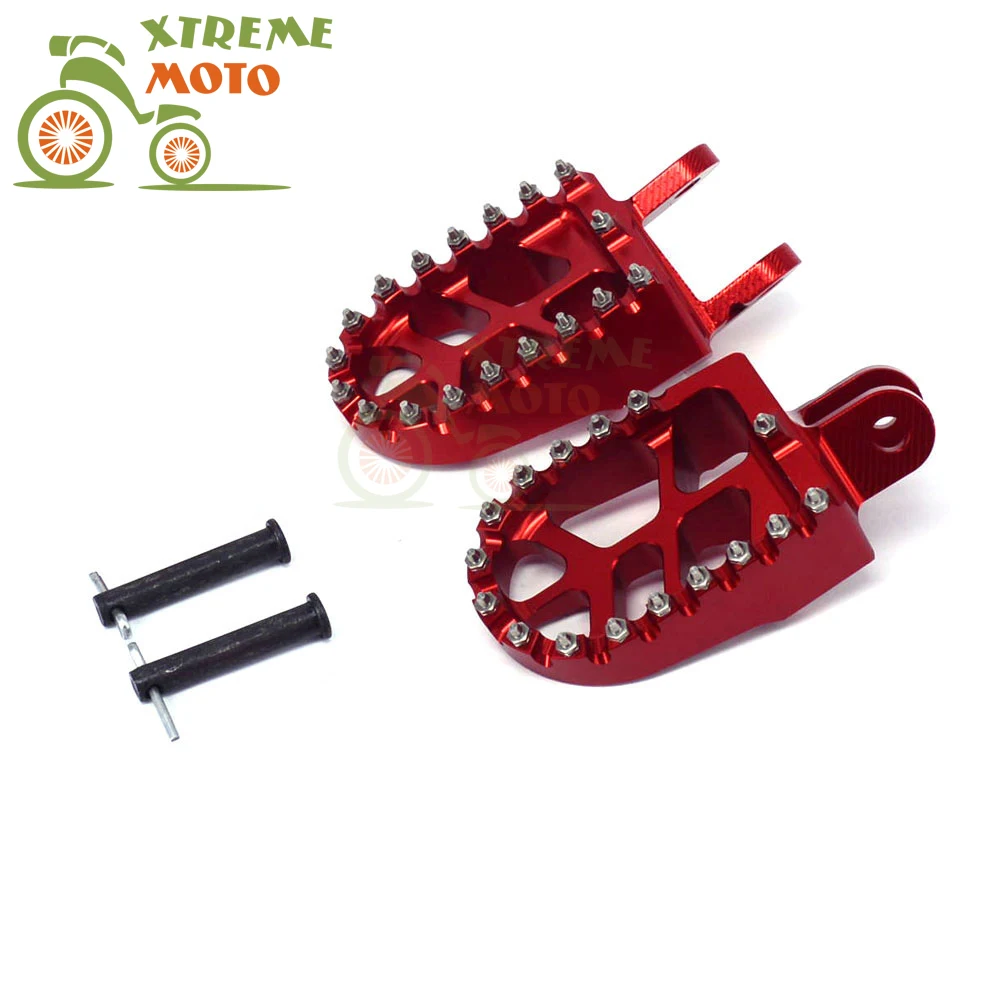 CNC мотоциклетные Передние Подножки подножки педали для Honda CR80 XR250 XR400 XR350R 83-84 XR600R 89-00 XR650L XR650R
