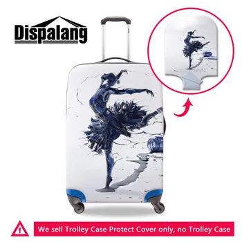 

Dispalang Thick Elastic Luggage Covers Ballet Dancing Girl Print Travel Luggage Cover for 18-30 Inch Suitcase Protective Cover