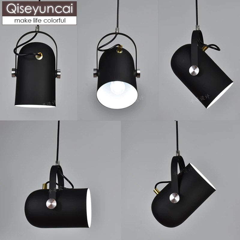 

Qiseyuncai Nordic Modern E27 Pendant Lights Single headlights lighting Decor Luminaire DroplightNordic Modern E27 Pendant Lights