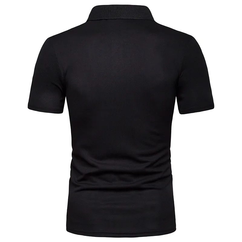 Мода футболка-поло Для мужчин модный пэчворк Мужское поло рубашка с отложным воротником Для мужчин поло короткий рукав
