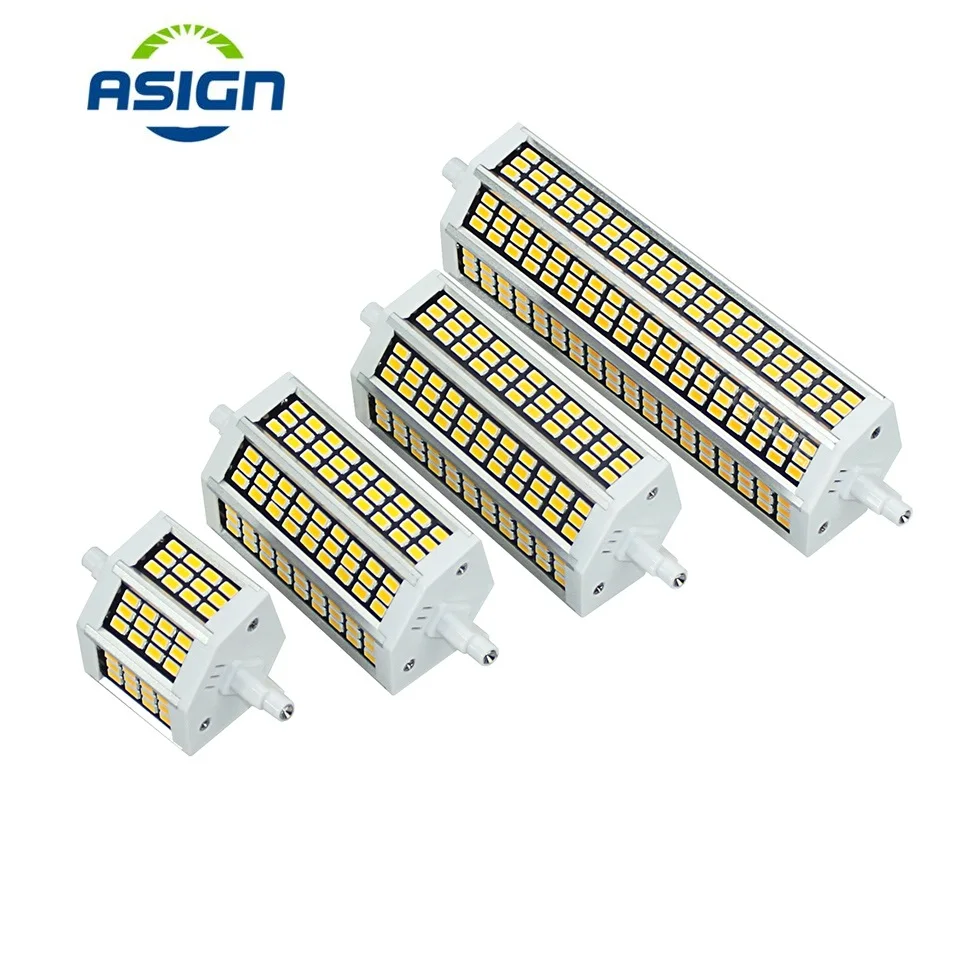 SMD5733 R7S Светодиодная лампа кукуруза 220 В 5 Вт 10 13 20 bombilla Led 118 мм 78 135 189 высокое