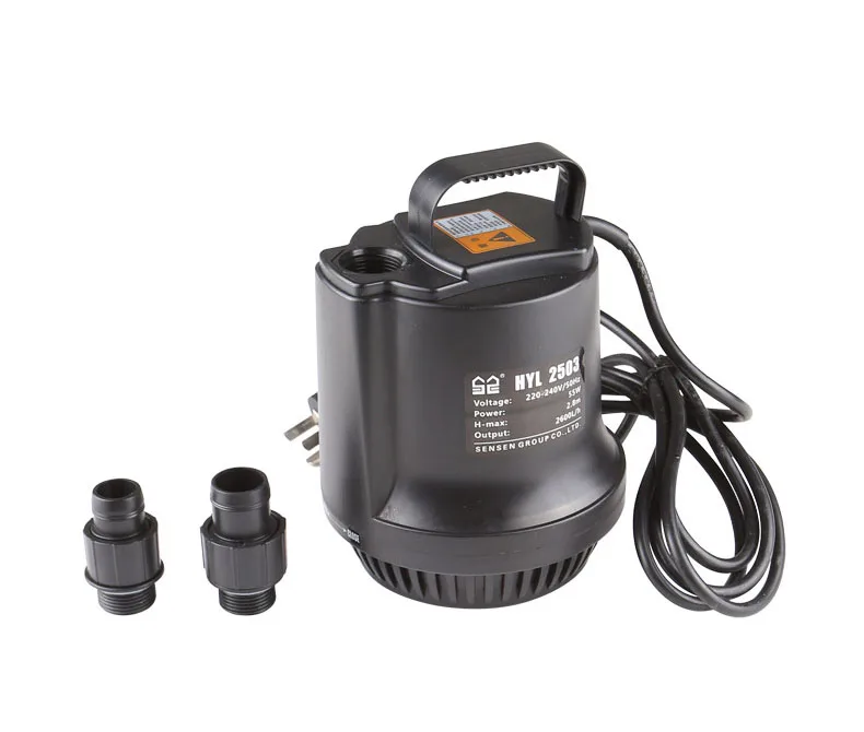 

55W Submersible Water Pump for Fish Tank Fountain Garden Pump With 2500L/H 2.8M Lift