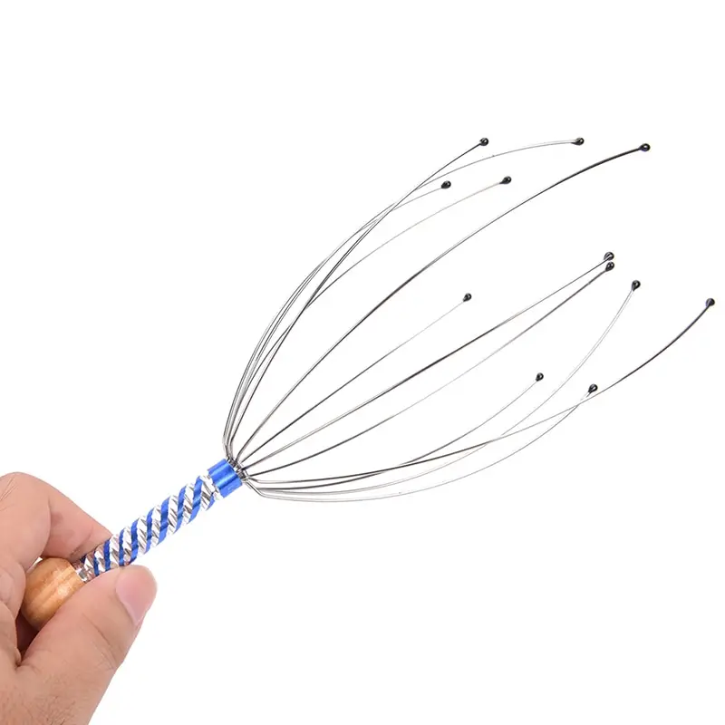 TESTA Collo del cuoio capelluto Impianti Stress Relax Massaggio rilascio Artiglio MASSAGGIATORE TENS Sollievo
