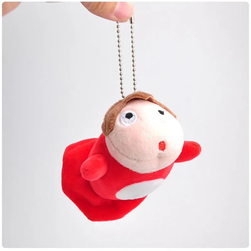 Anime Hayao Miyazaki Ponyo on the Cliff Plush Toys Small Cute Bag Phone Pendants Dolls 8cm 10pcslot  (3)