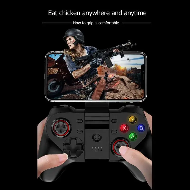 V1 мобильного телефона Беспроводной Bluetooth геймпад для PUBG Android iOS DC5V/менее 300 мА около 1-2 часа бесконечные Битва