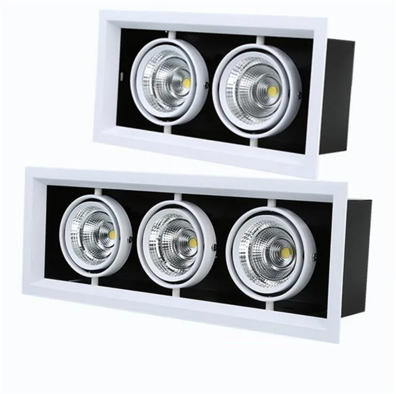 12W/2*12W/3*12W LED Bean Pot Lights AR70 COB Grille Lamp Super Bright Bean Gallbladder Lamp For Indoor CE RoHS Warm Cold White 12W/2*12W/3*12W LED Bean Pot Lights AR70 COB Grille Lamp Super Bright Bean Gallbladder Lamp For Indoor CE RoHS Warm Cold White