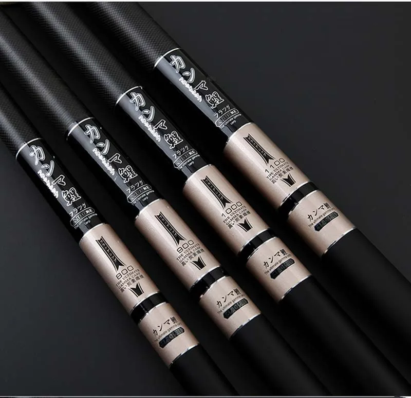 

8m 9m 10m 11m 12m 13m high Carbon fiber Super Hard Fishing Rod Telescopic Rod Taiwan Fishing Rod Sea fishing Spare 3 tips C003