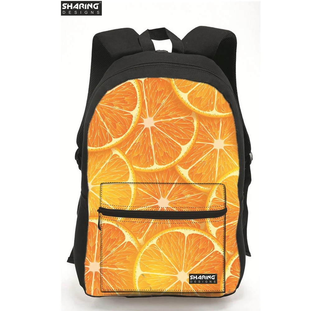 Designer Boys Backpacks Unique Fruit Style Backpack for School Children