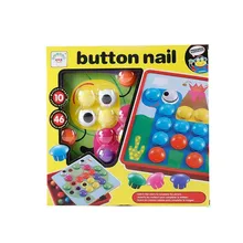 Игрушки для детей пуговицы сборка Большие грибы Гвозди 3D Пазлы игрушки своими руками креативная игрушка здоровый рост детский подарок