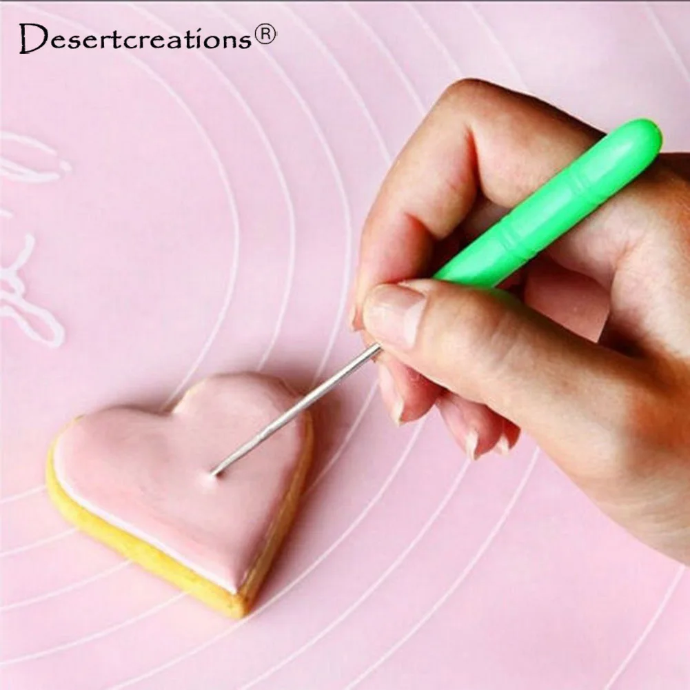 

Scriber Needle Modelling Tool Icing Cake Carve Decoration Fondant Accessory 1PC Color Random