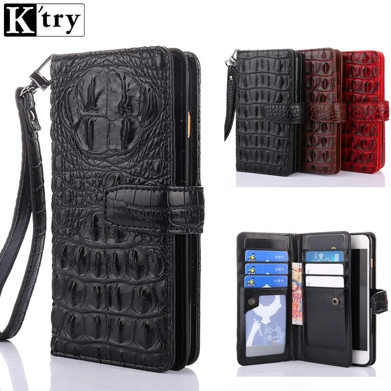 

Luxury 3D crocodile leather PU case for Huawei Honor 5C Europe 5x 6X 6A 7X 7C 7A 8X 8C 8A wallet flip cover Fundas