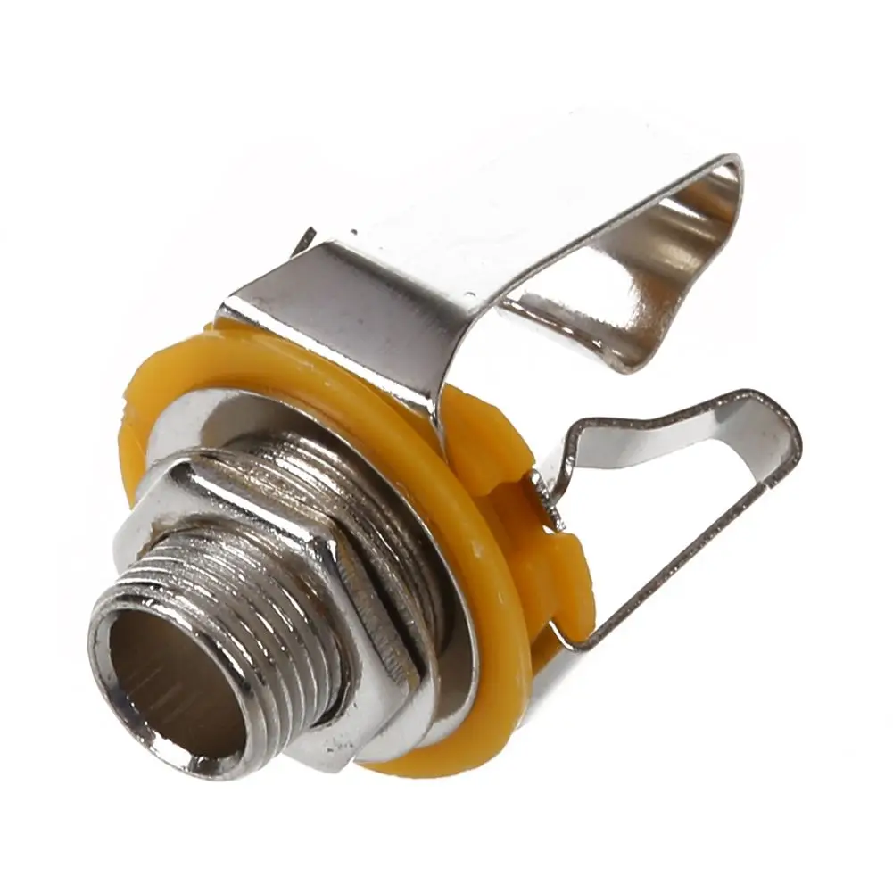 Wholesale 3PCS New Stereo Output 1/4" 6.35mm Jacks Socket For Electric