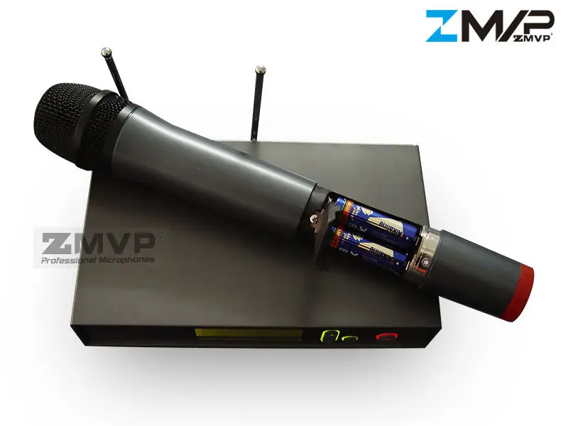 ZMVP Профессиональный 335 G2 UHF беспроводной микрофон караоке система с рукояткой беспроводной передатчик для живого вокала речевой сцены