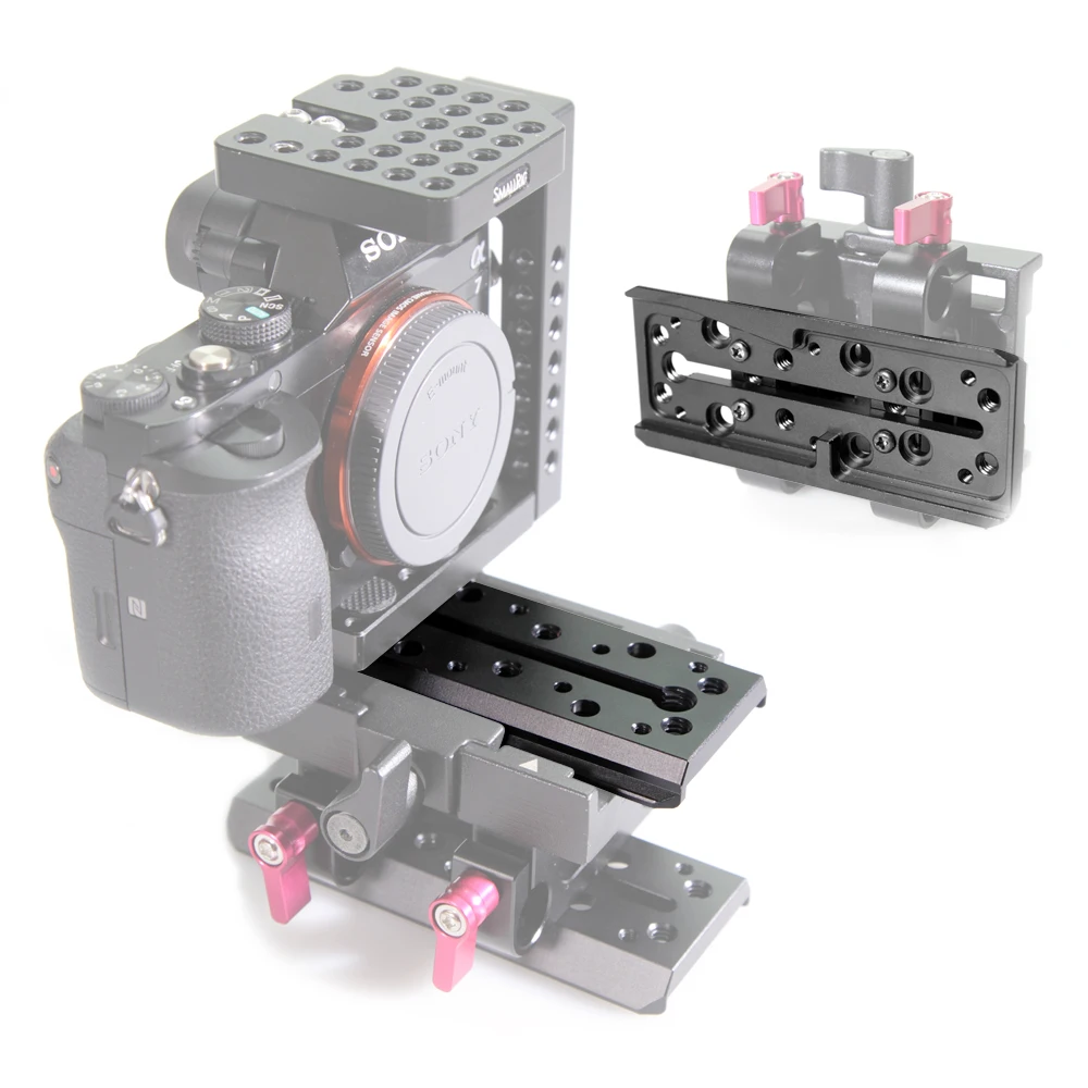 SmallRig БЫСТРОРАЗЪЕМНАЯ пластина(Manfrotto стиль) для камеры Dslr клетка/рельблок опорная система/штатив-1647