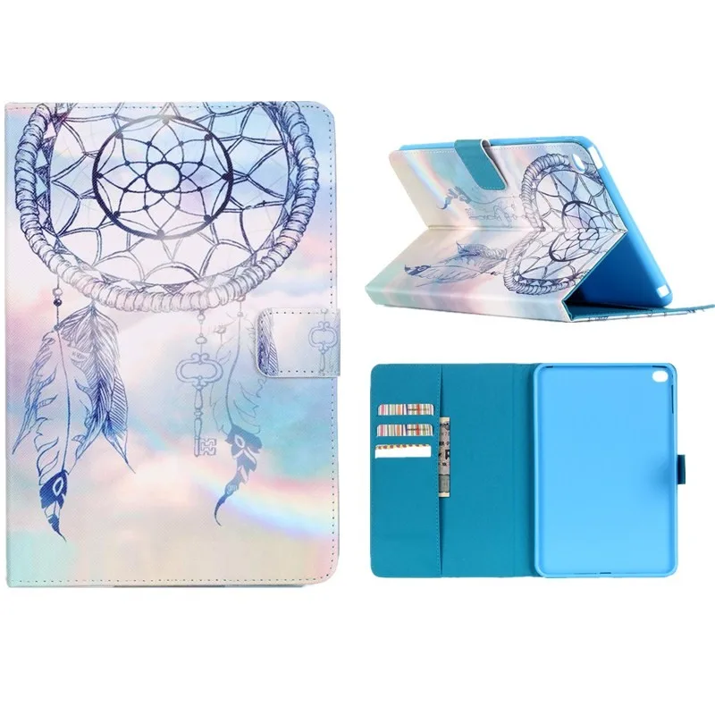 PU Leather Cases for Apple iPad Air 2 6 9.7 Inch Case Stand Wallet Flip Card Slots Black Finger have a nice day Tablet Covers  (1)