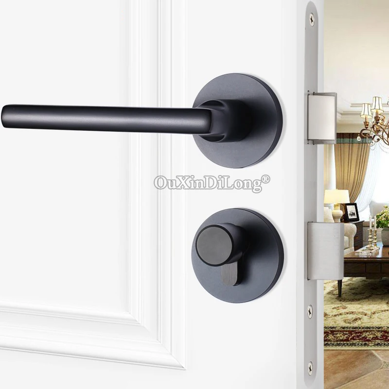  Brand New European Interior Door Lock Set Aluminium Alloy Home Security Entry Living Room Bedroom B - 33009967549