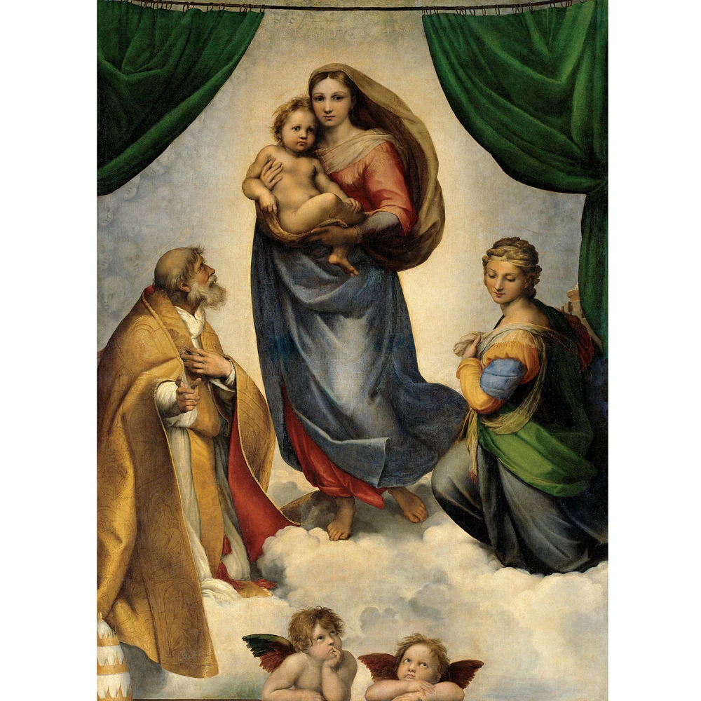 

Canvas Prints The Sistine Madonna modern art canvas prints painting for home decoration wall art
