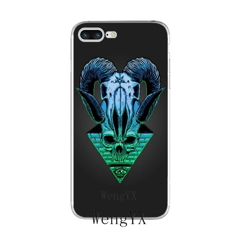 Тонкий силиконовый мягкий чехол для телефона из ТПУ pyramid eye symbol illuminati iPhone X 8 8plus 7