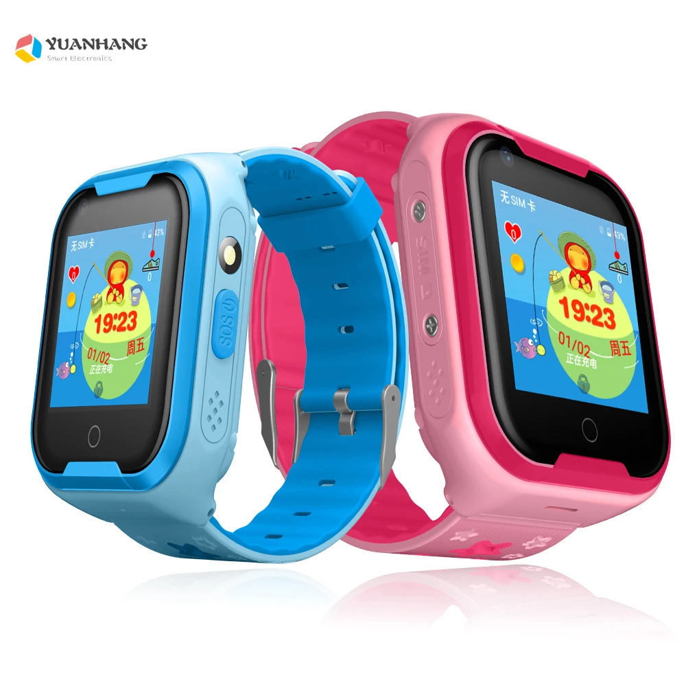 polaroid kids ipx 7 gps active tracking watch blue