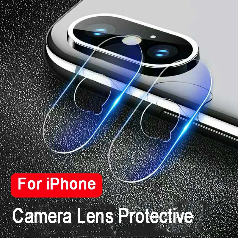 

2.5D Protector Film Back Camera Lens For iPhone 8 Plus Clear Tempered Glass For iPhone 6 7 8 Plus X XS Max XR