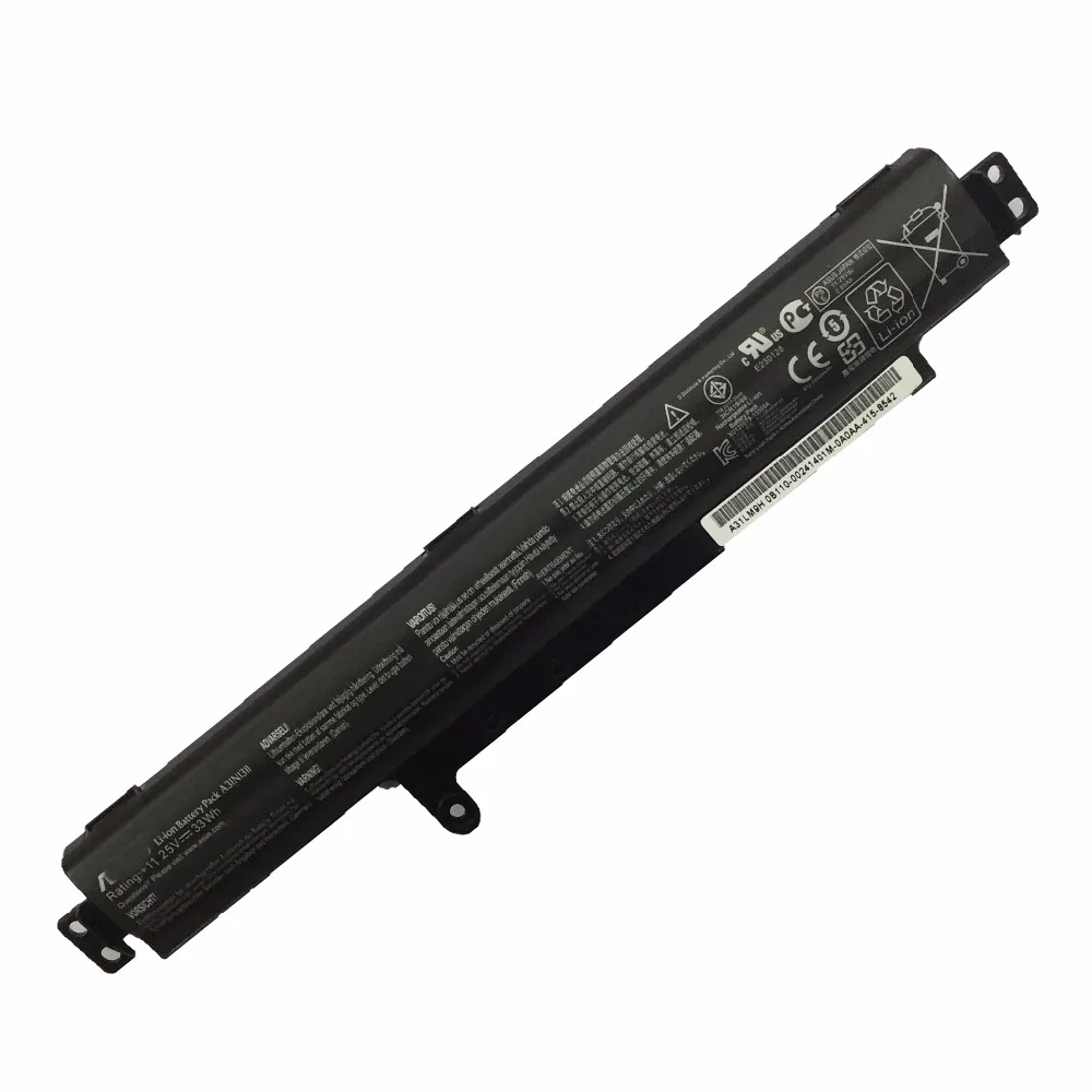 11.25V 33WH 3000mAh A31N1311 New Original Laptop Battery For ASUS A31N1311 X102B F102BA VivoBook X102BA