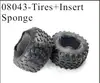 4Piece/Lot RC Rubber Sponge Tires Tyre Rim Wheel For RC 1/10 Scale Models RC Car HSP Off Road Monster Truck 94111 94108 94188 ► Photo 2/4