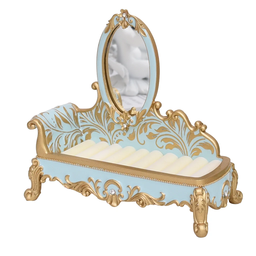MagiDeal Sofa Couch Ring Jewelry Display Stand Holder Rack Wedding Decor