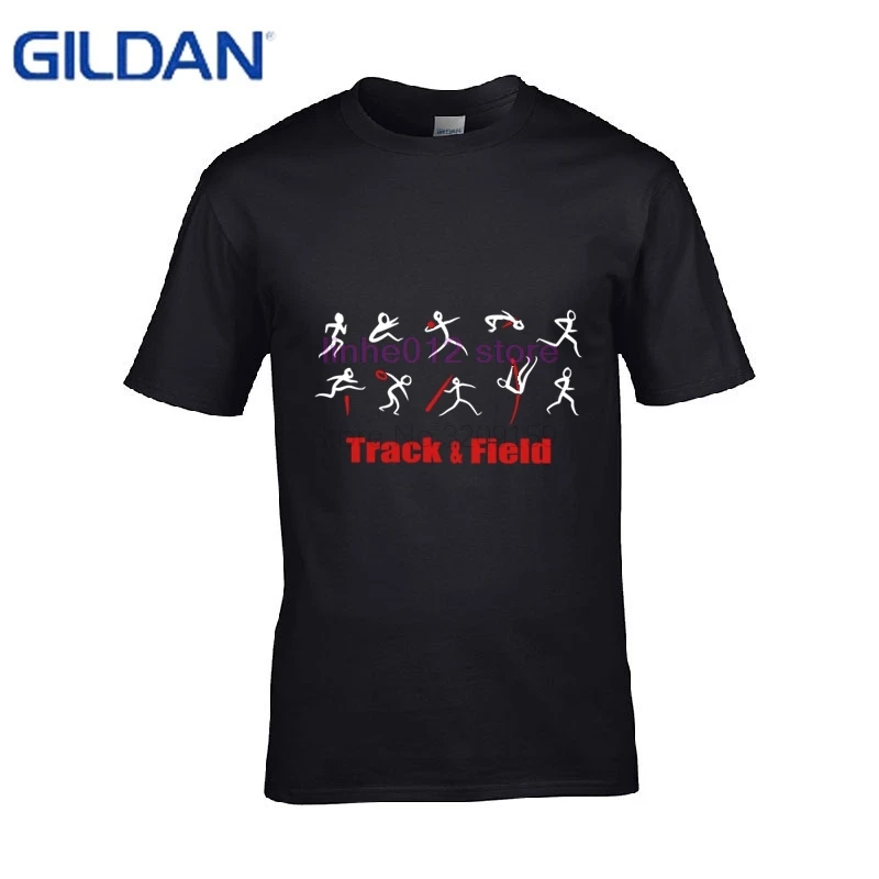 

Breathable funny tee Shirt Javelin Throw Track And Field Athlete Shield men's t Shirt t-Shirt men cotton top tees