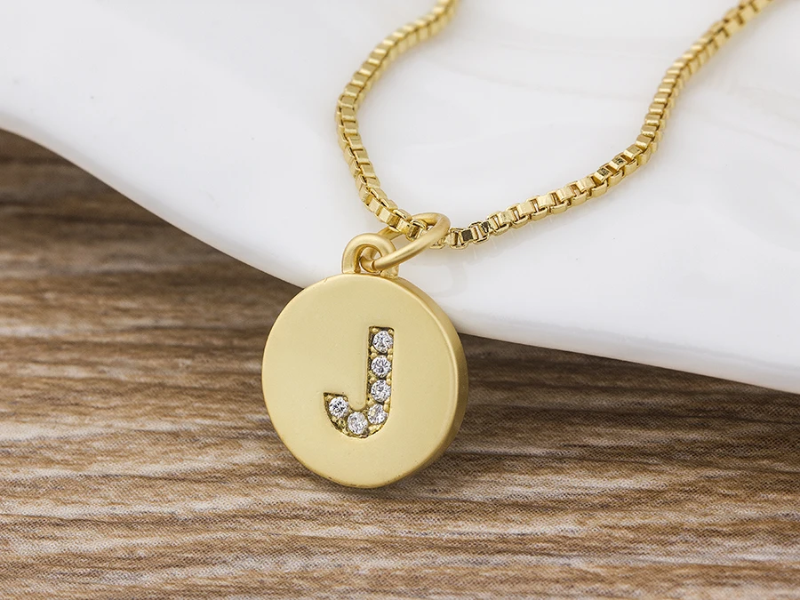 Модные маленькие Изящные персонализированные подвески с алфавитом 26 ожерелье с буквами золотого цвета для женщин и девочек лучший подарок на день рождения
