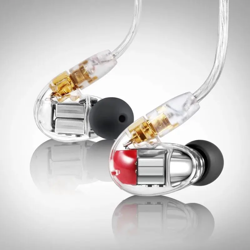

New HIFI DIY Custom Made 6BA Ear Earphone Around Ear Earphone With MMCX Plated Earphone as se846