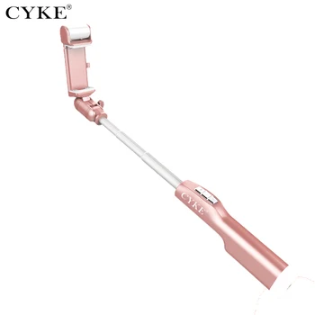 

Wireless Metal Extendable Selfie Stick A8 Monopod remote Control Handheld Universal bluetooth selfie stick with LED Lightening