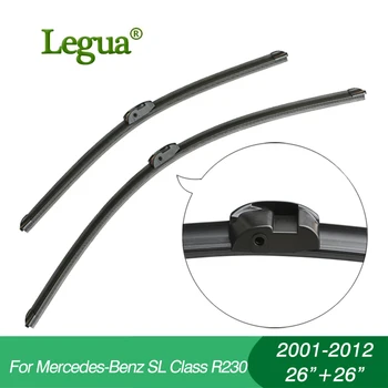 

Legua Wiper blades for Mercedes Benz SL Class R230(2001-2012),26"+26",car wiper,Boneless wiper, Windscreen Wipers, Car accessory